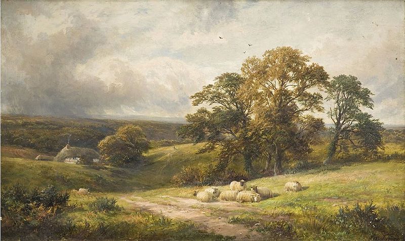 A quiet scene in Derbyshire